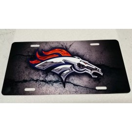 Denver Broncos License Plate