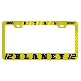 R and R Imports Ryan Blaney #12 Metal License Plate Frame New for 2019