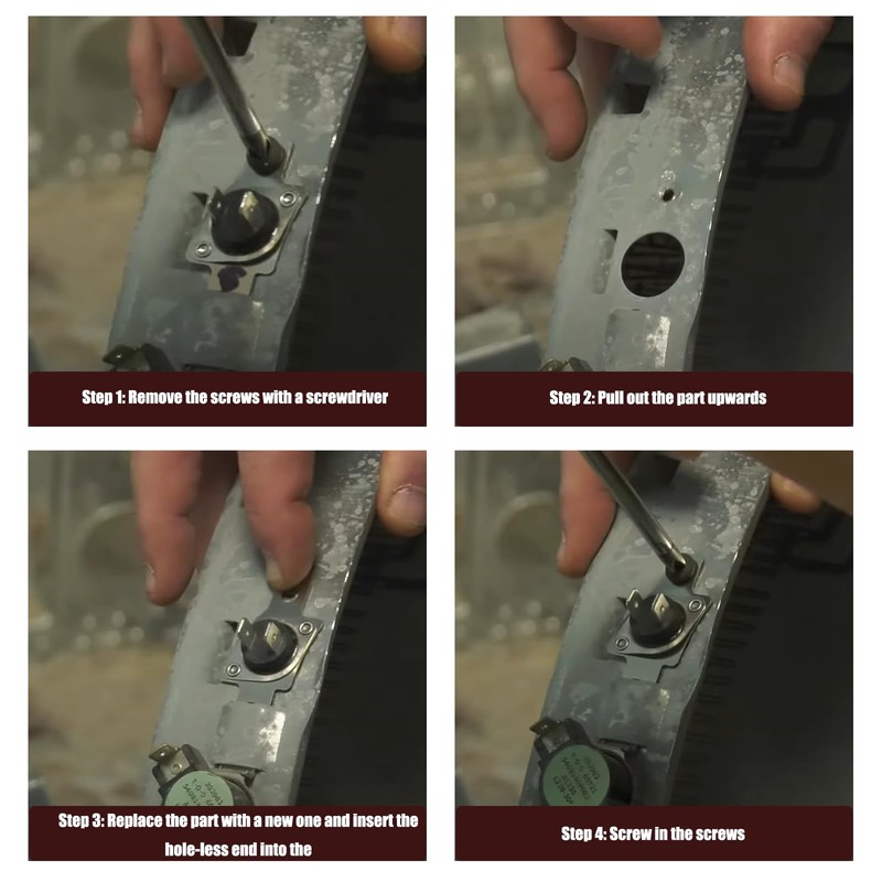 WE4M398 Inlet Control Thermistor for GE DryerThermal Thermis Fuse Replacement