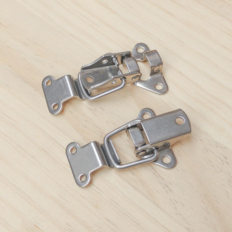 4 PCS 304 Stainless Steel Tension Clasp Spring Loaded Latch