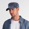 MESU Unisex Washed Cotton Military Hats Cadet Army Caps Vintage