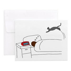 CafePress Surprise! Happy Birthday Sin Notecards (Set Of 10) 4.25" x 5.5" Notecards 10 Pack