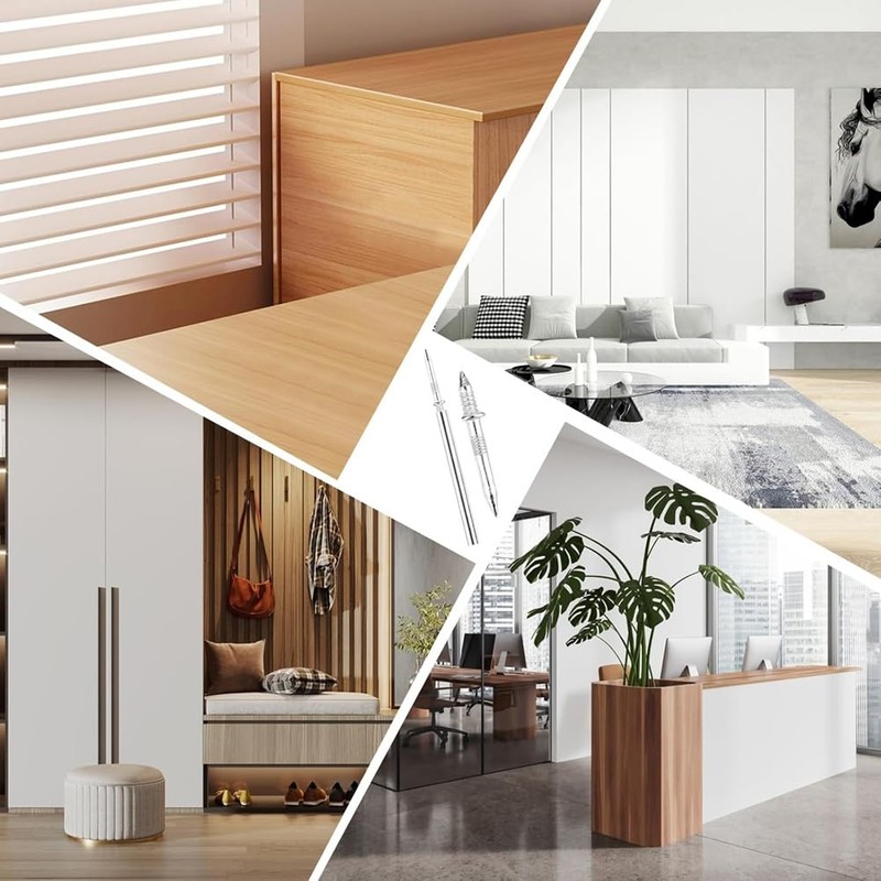 Snblzhef 400pcs Steel Nails, Double-Headed Nails, Seamless Nail with Double-Headed