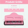 Mushroom Hole Punch, Adjustable 4 Hole Punch, Planner Hole Punch