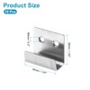 sourcing map 10Pcs Mounting Bracket, 40x36mm Stainless Steel Tile Display