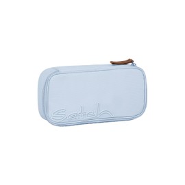 satch Pencil Case Extra Large with Divider Zip Pocket Pen Holder Set Square Viewing Window for Timetable Nordic Ice Blue - Light Blue