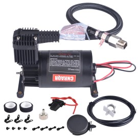 150PSI 3/8NPT Heavy Duty Air Train Horn/Air Ride Suspension Compressor  12V Air Pump 75DBSpecification: X275C-38-SI