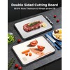Titanium Cutting Board for Kitchen, Double Sided Non Toxic Titanium