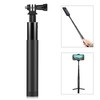 PULUZ Extended Invisible Selfie Stick with Screw Rod Adapter for
