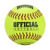 K KHLOK Slow-Pitch Split Leather Softballs Professional Quality Practice Competitions-3