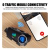 Unbranded Motorcycle Helmet Headset with 1080P WIFi Camera Bluetooth Call