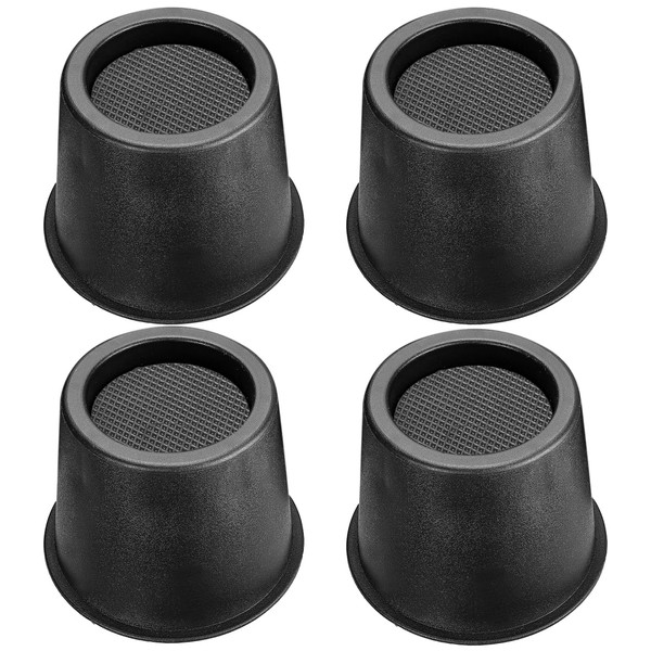 MixDora Round Bed Chair Risers With Foam Pads Furniture Raisers