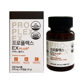 프로플렉스 이엑스 플러스 400mg x 90캡슐 1개 / 써클 Proflex EX Plus 400mg x 90 Capsules 1 Pack / Circle