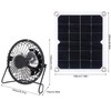 10W Solar Panel with Cooling Fan Photovoltaic Solar Panel for