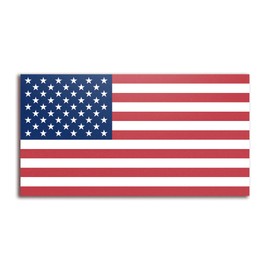 American Flag Magnet – Durable Patriotic USA Car Magnet – Indoor/Outdoor Use – 3 Size Options Available (8" x 4.2")