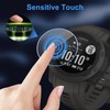 Vauki 4 Stück Schutzfolie für Garmin Instinct/Instinct Solar,Schutzglas Displayschutzfolie 9H