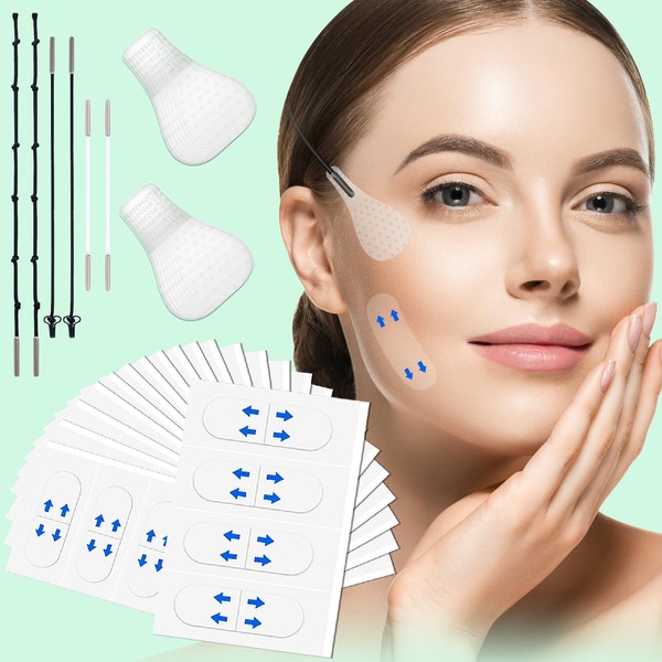 Face Lift Tape Invisible With String, Face Lifting Tape, Neck
