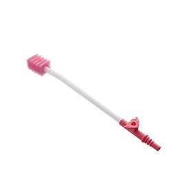 Fine Suction Sponge Brush, 1 Box (12 Pieces) QT-SP12 Oral Care, Small Sponge, Short Handle