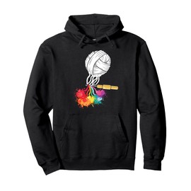 Crocheting Knitting Rainbow Yarn Rainbow Pullover Hoodie