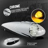 Partsam 5pc Super Bright Amber Yellow 17 LED Clear Lens