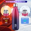 BOGI Stainless Steel Drinking Bottle, 500 ml, Double-Walled Thermos Flask,