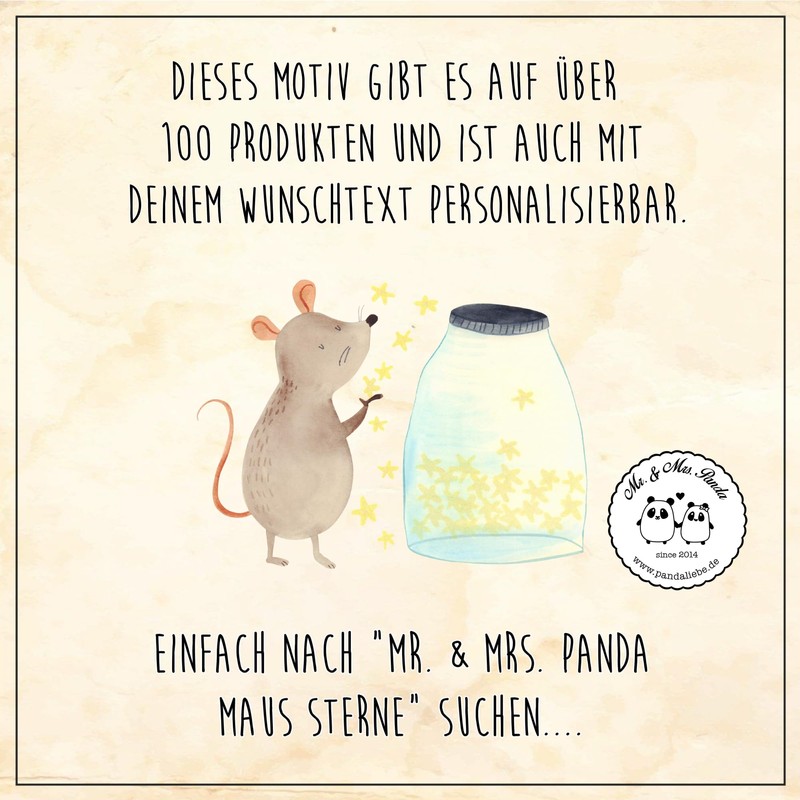 Mr. & Mrs. Panda Metal Tin Rectangular Mouse Stars Gift