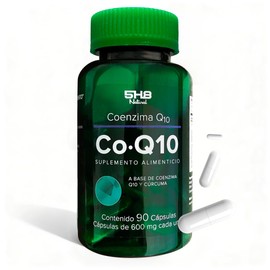 Coenzima Q10 Adicionado Con Magensio, Curcuma Y Vitamina D - 90 Capsulas - 1200mg Por Porción - Co Q-10-5H8 NUTRITION