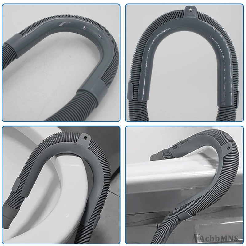 AcbbMNS 6.56 Feet (2M) Washing Machine Drain Hose Extension Kit,