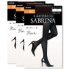 Gunze SB585 Women's Tights Sabrina, 3 Pairs Set, Deep and