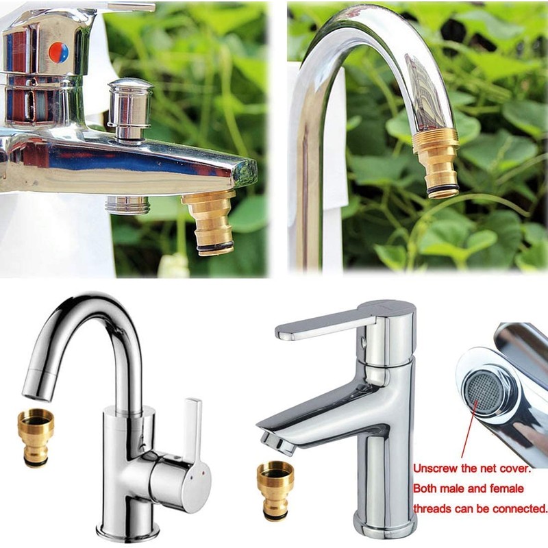 Hydrogarden Tap to Garden Attachment,Universal Kitchen Tap Connector M22 M24