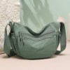 Trendy Crescent Bag Nylon Crossbody Bags for Women Lightweight Sling