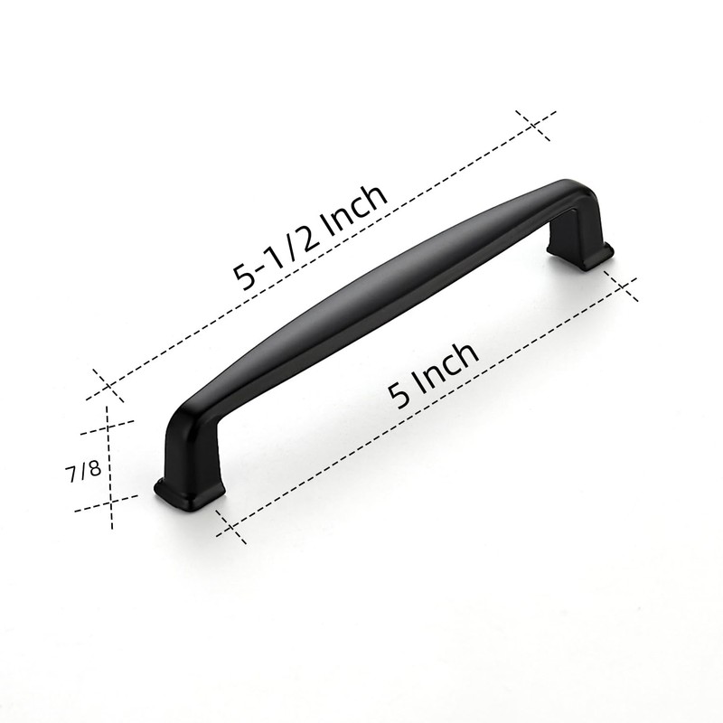 Ravinte 30 Pack 5 Inch Kitchen Cabinet Handles Matte Black