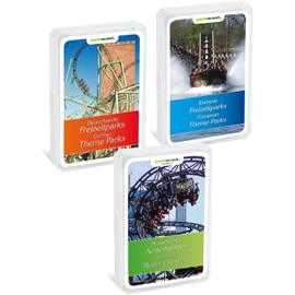 Hopeville Theme Park Quartet Set of 3, Card Games, Germany Theme Parks, Europe Theme Parks and Germany Roller Coasters, Trump and Quartet in German and English by Parkscout