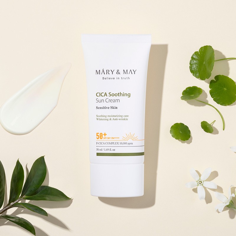 Marienmay 마리엔메이 비건 시카 수딩 선크림 SPF50+ PA++++ 50ml Marienmay