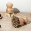 Multi-Purpose Kitchen & Utility Cleaning Brush 01 Wood Cleaning Brush - Brown 2ea