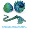 Claofoc 3D Printed Dragon Egg Mysterious Dragon Eggs with Dragon