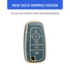 OFFCURVE Key Fob Cover with Keychain for Ford Fusion Explorer