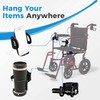 Mobility Combo Pack, Hook, Phone and Cup Holder for Walker,