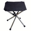 AIMALL Outdoor Retractable Folding Stool, Portable Mazar Stool for Camping,