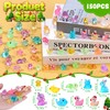EKisemio 150 Pcs Luminous Mini Resin Animals (Ducks, Frogs, Rabbits,