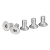 DTGN M8-1.25 x 16mm Flat Head Socket Cap Screws, 12