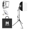 Softbox Lighting Kit, NiceVeedi 16'' x 16'' Softbox Photography Lighting