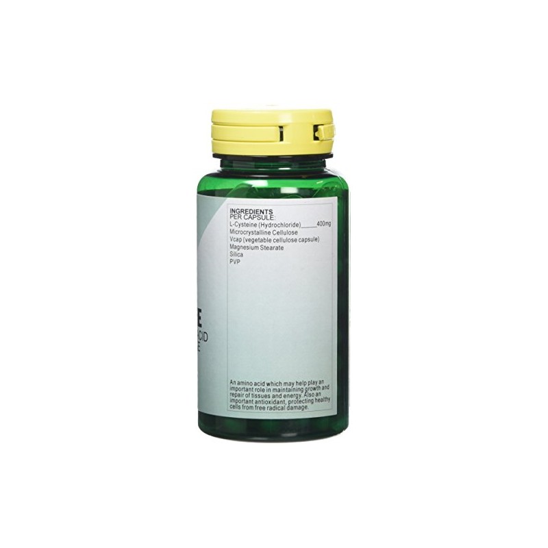Health Plus Amino L-Cysteine 400mg Amino Acid Supplement - 60