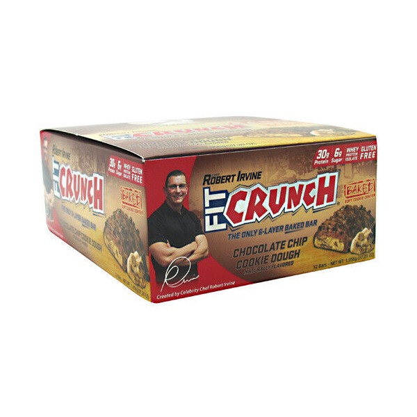 Fit Cruch Bar Chocolate Chip Cookie Dough 12/88 gms