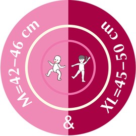 Götz 3403278 Winter Must Have Doll Set - Doll Clothes for Baby Dolls Size M 42-46 cm and Standing Dolls Size XL 45-50 cm - 4-Piece Set, pink