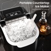 Countertop Ice Maker Machine – 8 Bullet Ice in 6