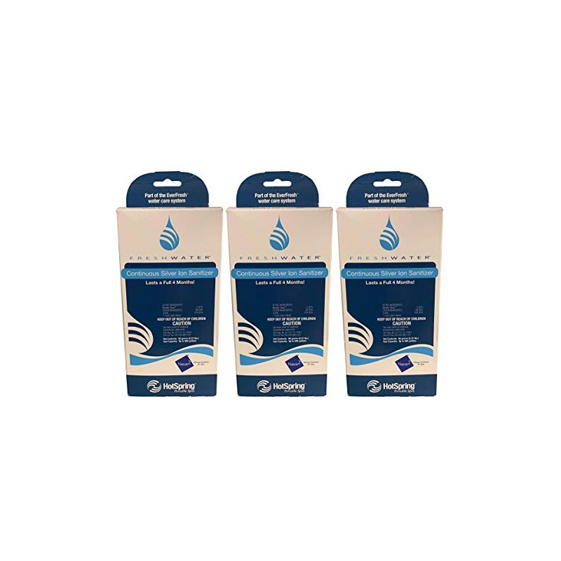 Hot Spring Freshwater Ag+ Continuous Silver Ion Cleaner 3 Pack