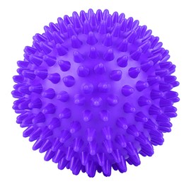 Massageball, Igelball Fußmassage Stacheliger Massageball Igelbälle Kunststoff-Massageroller Körper Fitness-Finger-Entspannungswerkzeug Für Plantarfasziitis-Triggerpunkt(S-Lila)