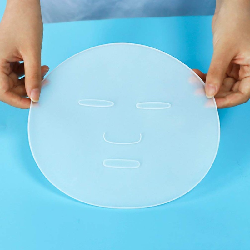 LEORX 2Pcs Face Mask Maker Plate Silicone Reusable Facemask Seaweed