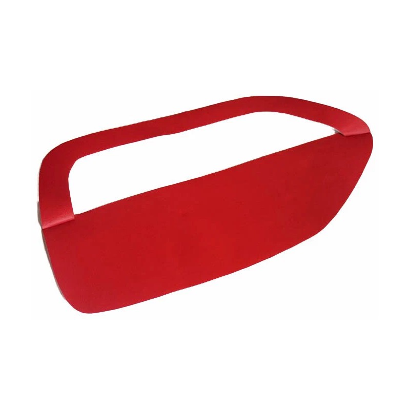 Kar Designers Fits 05-09 Ford Mustang Synthetic Leather Red Padded
